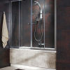 203160-01 Шторка для ванны Vesta 1600x1500H хром/прозрачное - превью 2