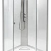 IDO Showerama 8-5 49850-29-908 переднее стекло с узором Dandelion ll , заднее стекло узорчатое - превью 2