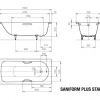 Ванна сталева Kaldewei SANIFORM PLUS STAR 160х70 Mod.332 +133200010001 - превью 2