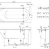 Ванна квариловая Villeroy &amp; Boch OBERON 160x75 BQ160OBE2V-01 - превью 2