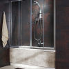 203160-01 Шторка для ванны Vesta 1600x1500H хром/прозрачное - превью 1