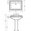 Раковина для ванной подвесная Simas Arcade белая AR834 - превью 2