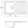 Кухонна мийка VANKOR Sigma SMP 02.85 Black - превью 2