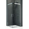 Двері душова Novellini Kali A-H для кутового входу 90 см (профіль срібло, прозоре скло) KALIAH86L-1B - превью 1