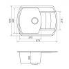 Кухонна мийка VANKOR Norton NMP 02.67 Gray - превью 2