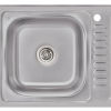 Кухонна мийка Lidz 6050-L 0.6мм Satin LIDZ6050L06SAT - превью 1