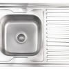 Кухонна мийка Lidz 6080-L 0.8мм Satin LIDZ6080LSAT8 - превью 1
