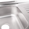 Кухонна мийка Lidz 5080-L 0.8мм Satin LIDZ5080LSAT8 - превью 6