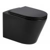 Інсталяція для унітазу Volle Master Evo 3в1 212010 з клавішею чорний soft-touch + Унітаз підвісний Volle NEMO BLACK Rimless чорний матовий 13-17-316 Black з сидінням Slim slow-closing - превью 2