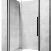Душевая дверь Rea Solar 90x195 (Профиль - черный, стекло - прозрачное) REA-K6319 - превью 1