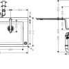 Мойка для кухни Hansgrohe C51 C51-F450-06 графит 43219000 с смесителем - превью 2