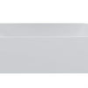 Раковина накладна Miraggio Debora 50 см білий матовий 0000165 - превью 3