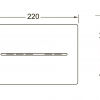 Электронная панель смыва (бесконтактная) TECE Solid белый матовый 9240463 - превью 2