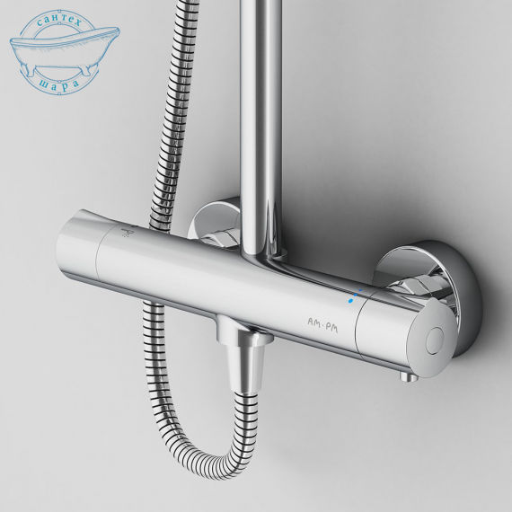 Душевая система Am Pm LIKE ShowerSpot с термостатом F0780400 - фото 6