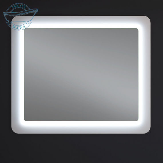 Зеркало Sanwerk Космо 88х83 ZU0000140 с LED подсветкой - фото 3