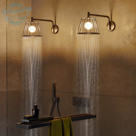Верхний душ с подсветкой с тропическим душем Hansgrohe Axor Lampshower 26031000 - фото 5