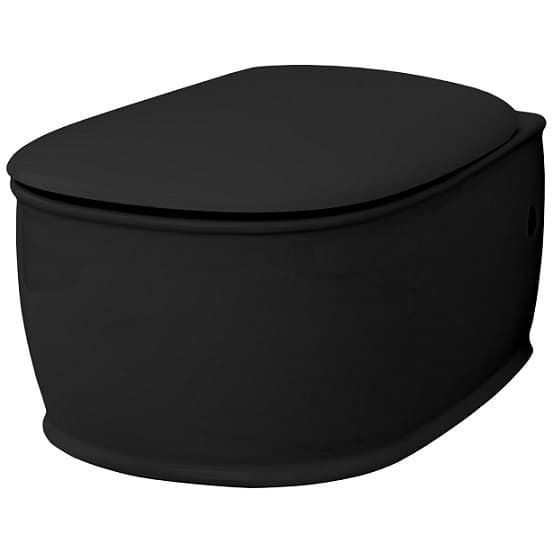 Унітаз підвісний ArtCeram Azuley без сидіння, колір чорний AZV001 03; 00 - фото 1