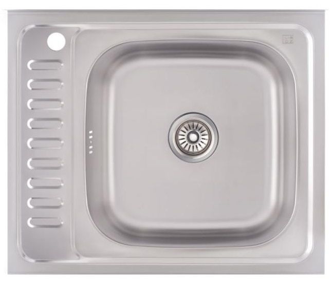 Кухонна мийка Lidz 6050-R 0.6мм Decor LIDZ6050R06DEC - фото 1