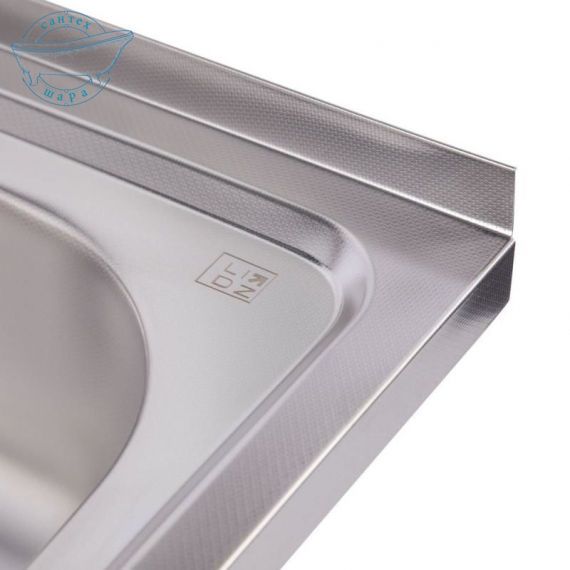 Кухонна мийка Lidz 6050-R 0.6мм Decor LIDZ6050R06DEC - фото 4