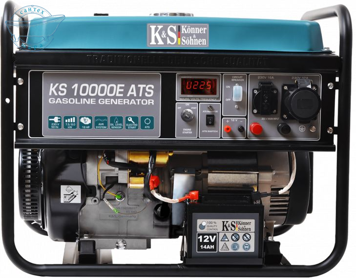 Генератор бензиновый Konner&amp;Sohnen KS 10000E 8,0 кВт - фото 2