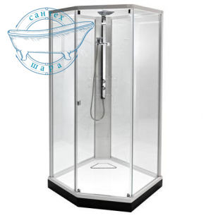 IDO Showerama 8-5 49851-22-010 переднее стекло прозрачное, заднее стекло прозрачное