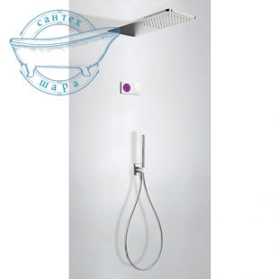 Электронная душевая система с термостатом Tres Shower Technology хром 09286554