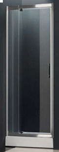 Душевая дверь Atlantis 90-100х190 (Профиль - хром, стекло - прозрачное) PF-15-1