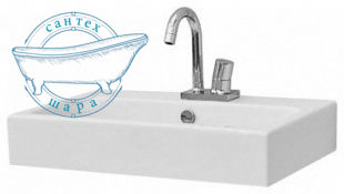 Раковина для ванной подвесная Artceram Block белая BKL001 01; 00