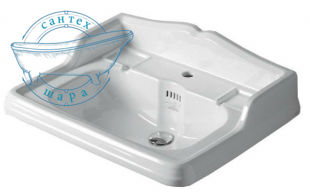 Раковина для ванної підвісна Simas Arcade біла AR824