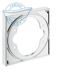 Удлинитель внешней части Hansgrohe Shower Select glass хром 13604000