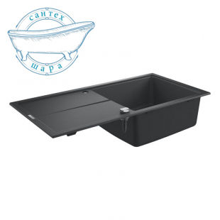 Мойка для кухни прямоугольная композитная Grohe K400 60-C 100/50 1.0 черный 31641AP0