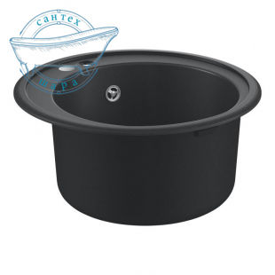 Мийка для кухні кругла композитна Grohe K200 50-C 51 1.0 чорний граніт 31656AP0