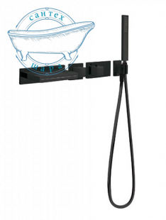 Термостатичний душовий комплект для ванни прихованого монтажу Tres BLOCK SYSTEM 20719201NM