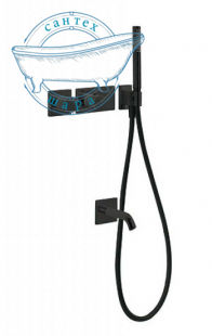 Термостатичний душовий комплект для ванни прихованого монтажу Tres BLOCK SYSTEM 20735208NM