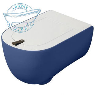 Підвісна безободковий унітаз ArtCeram The One blue sapphire THV001 16; 00 без сидіння