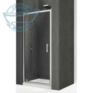 Двері душова Novellini Kali G 86-92x195h (профіль срібло, прозоре скло) KALIG86-1B