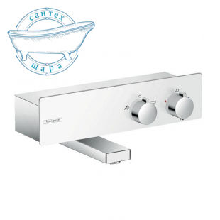 Смеситель с термостатом для ванны Hansgrohe ShowerTablet хром/белый 13107400