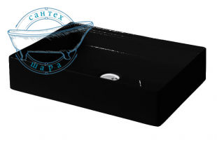 Раковина на столешницу ArtCeram Scalino 55 чёрный глянцевый SCL002 03;00