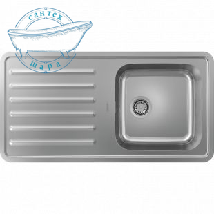 Мийка для кухні вбудована Hansgrohe S41 S4111-F400 нержавіюча сталь 43341800