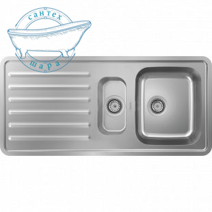 Мийка для кухні вбудована Hansgrohe S41 S4111-F540 нержавіюча сталь 43342800