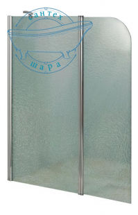 Шторка для ванны Lidz Brama 142x120 (Профиль - хром, стекло - Frost) левая SS120x140L.CRM.FR