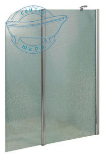 Шторка для ванны Lidz Brama 142x120 (Профиль - хром, стекло - Frost) правая SS120x140R.CRM.FR