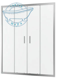 Душевые двери Excellent Seria 201 150х190 (Профиль - хром, стекло - прозрачное) KAAC.1805.1500.LP
