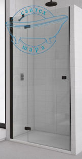 Душові двері SanSwiss Annea 120 см (Профіль - чорний, скло - прозоре) AN13G12000607
