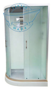 Гидромассажный бокс Atlantis 120x80 (Профиль - хром, стекло - матовое)  AKL 120P-T (XL) R