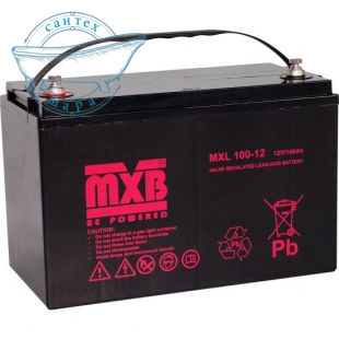Аккумулятор электропитания для квартиры и дома MXB MXL 100-12 12V 100Ah