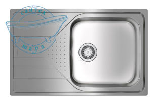 Кухонная мойка Teka Universe 50 1B 1D MAX полированная 115110020