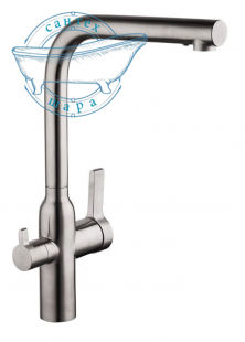 Змішувач для кухні GAPPO сатин G4399-4 під фільтровану воду
