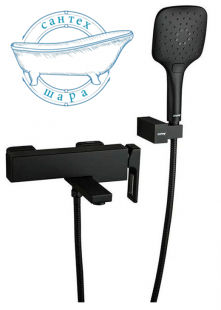 Змішувач для ванни GAPPO чорний матовий G3217-6