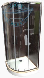 Душевая кабина Veronis 100х100 (Профиль - хром, стекло - прозрачное) KN-3-100 PREMIUM без поддона